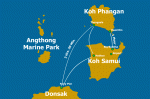 Map Of Koh Phangan