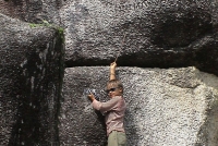 King Visits To Thansadet Waterfall