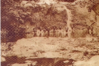 King Visits To Thansadet Waterfall
